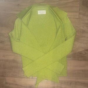 RESA Women's Vibrant Lime Cardigan